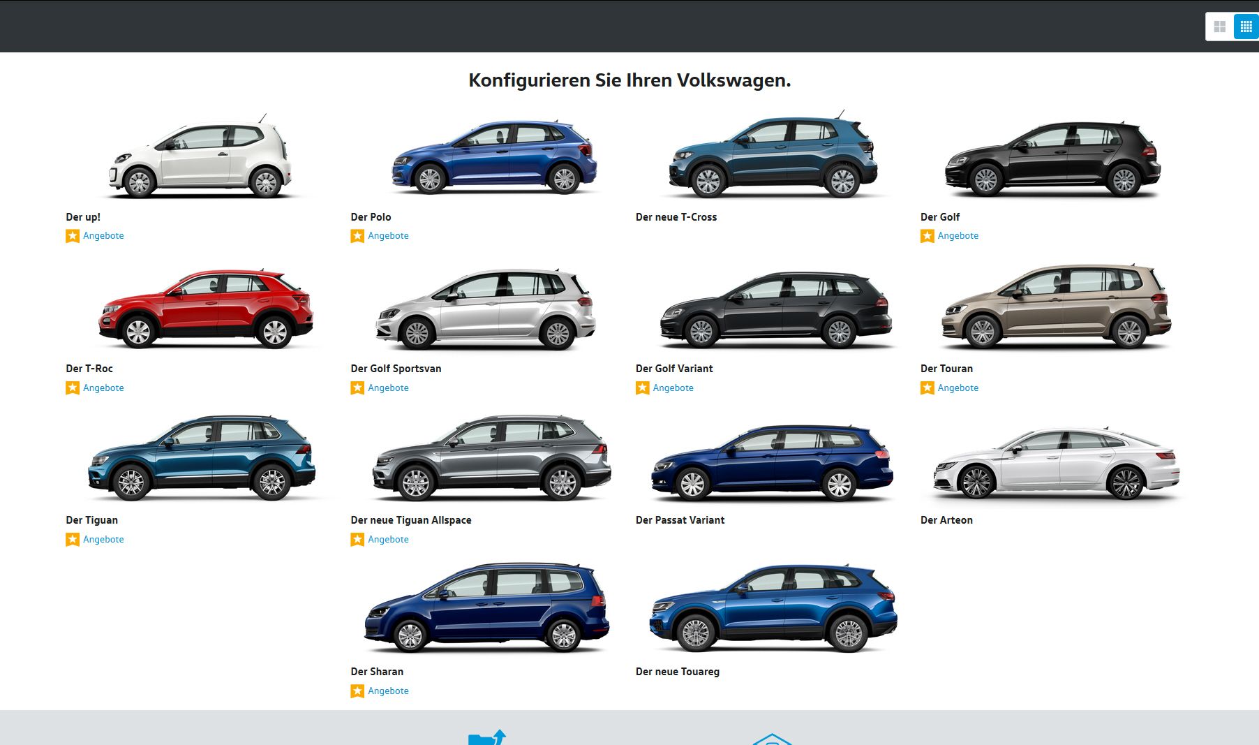 Volkswagen Konfigurator