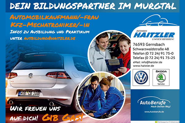 Das Bild zeigt dein Ausbildungspartner im Murgtal